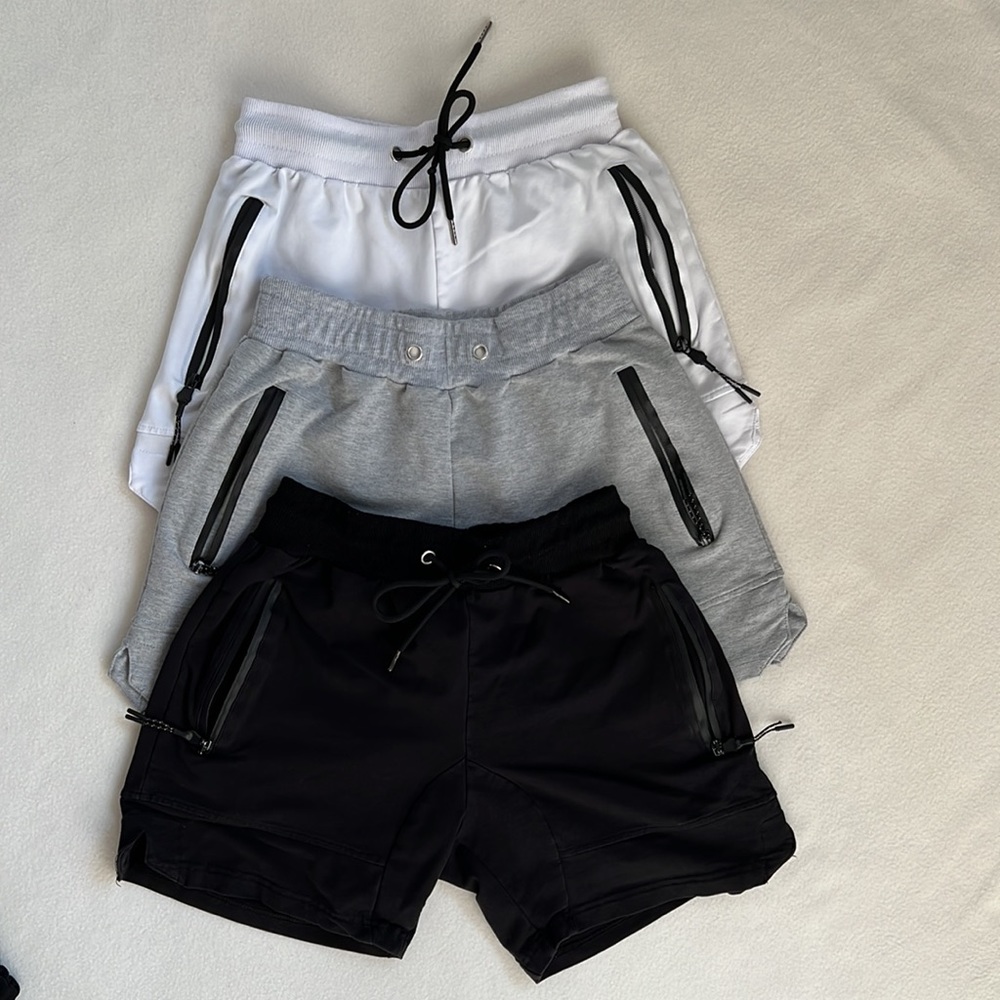 CEHT Mens Small Workout Running Shorts Lightweight  w/ Zipper Pockets